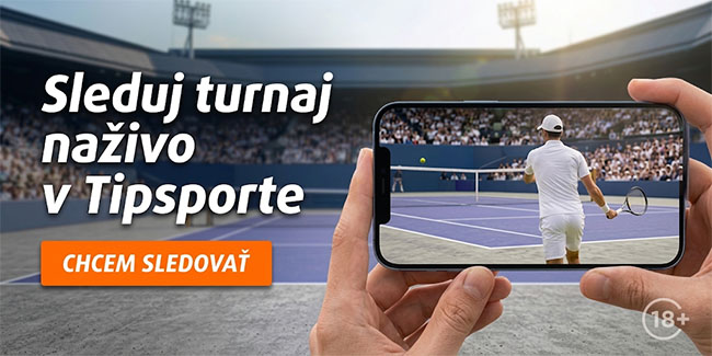 Sleduj tenis naživo v&nbsp;Tipsporte