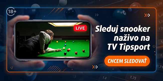 Sleduj snooker naživo na TV Tipsport Sleduj snooker naživo na TV Tipsport