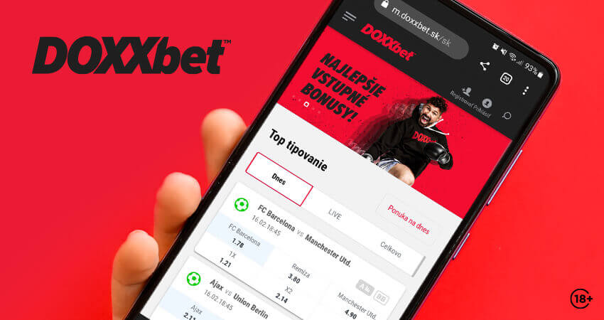 DOXXbet aplikácia na tipovanie
