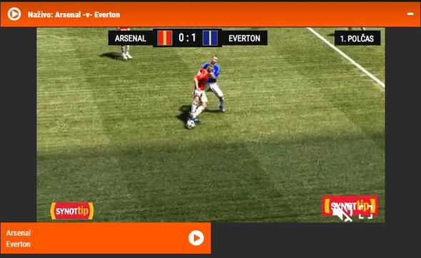 Synot Tip Arsenal vs. Everton - virtual