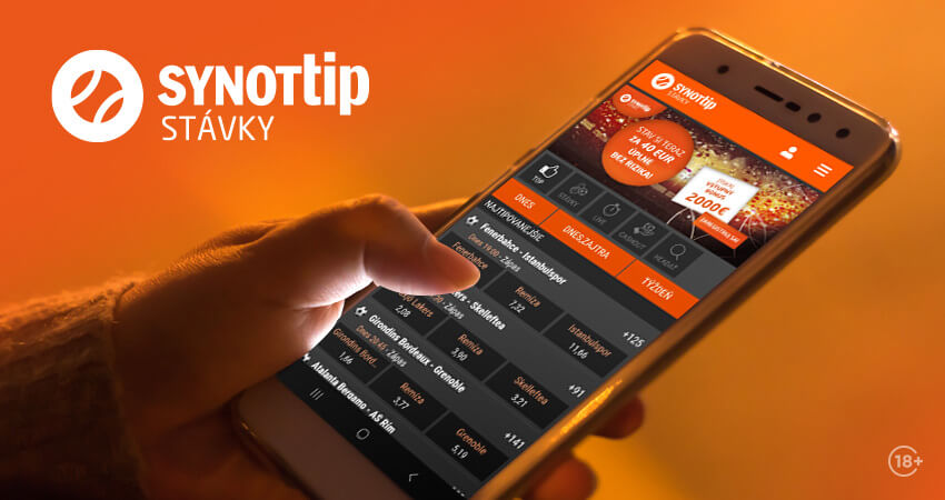 Synot Tip mobilná aplikácia