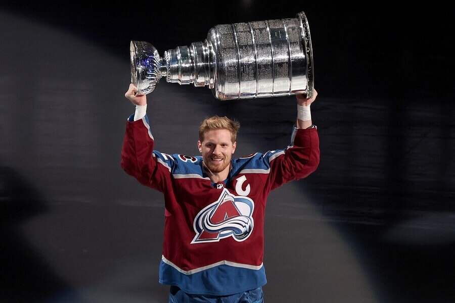 Gabriel Landeskog, Colorado Avalanche, 2022 - Zdroj Matthew Stockman, Profimedia