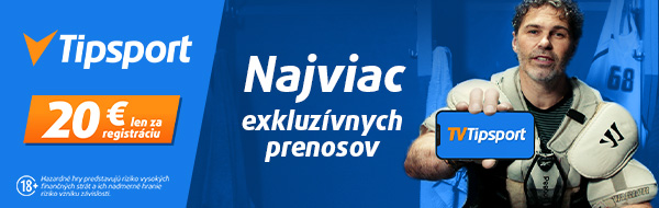 Kliknite SEM, zoberte €20 bonus a sledujte šport na Tipsport TV