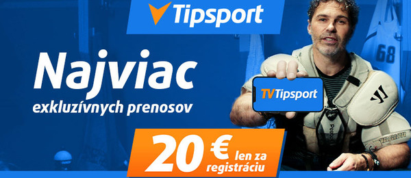 20-eurový bonus na tipovanie - vezmite si ho TU