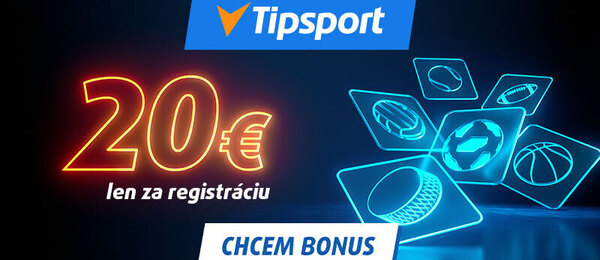 Bonus 20 € v Tipsporte