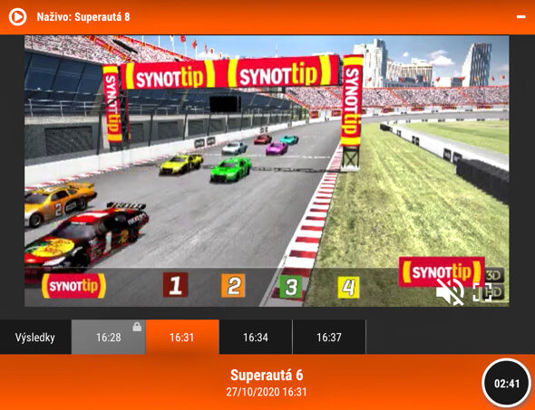 Synottip virtualne hry - super autá