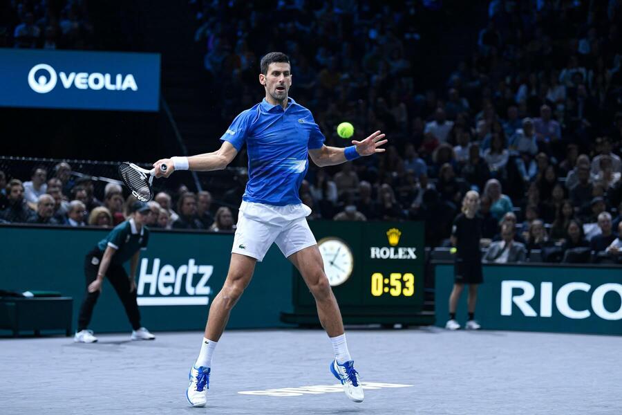 Novak Djoković vo finále ATP Masters Paríž 2022 - Zdroj Victor Joly/ABACAPRESS.CO, Profimedia