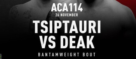 Tsiptauri vs Deak - ACA 114 MMA suboj 