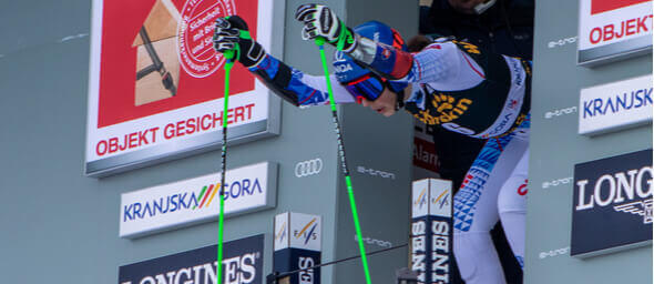 Petra Vlhová na štarte