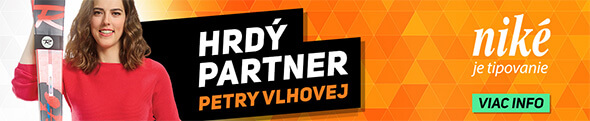 Niké hrdý partner Petry Vlhovej