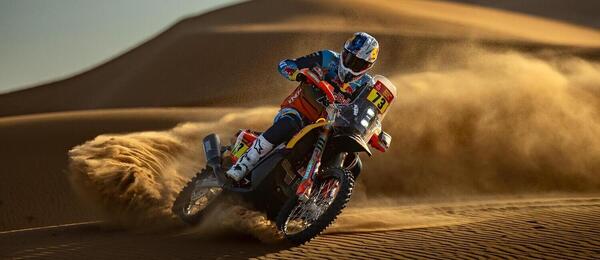 Edgar Canet pri testovacej jazde v marockej púšti pred Dakar Rally 2026