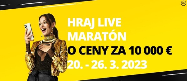 Registrujte sa TU a zahrajte si marcový LIVE maratón vo Fortune