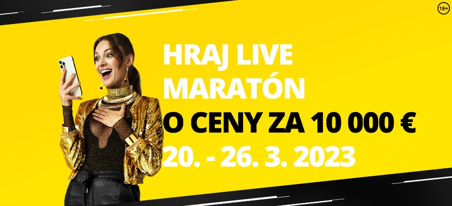 Registrujte sa TU a zahrajte si marcový LIVE maratón vo Fortune