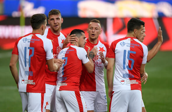 Fortuna Liga, Slavia Praha, Nicolaeu Stanciu - ČTK, Deml Ondřej