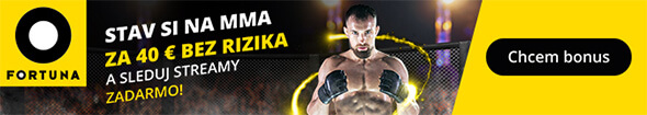 UFC naživo na Fortuna TV