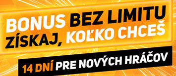 Kliknite TU a využite Bonus bez limitu v Niké!