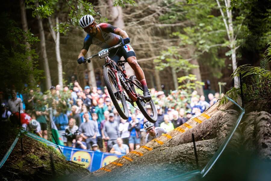 Peter Sagan na MS horských bicyklov 2022 v Glentress Forest