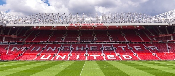 Old Trafford - stánok Manchestru United