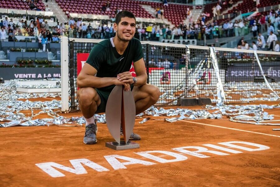 Carlos Alcaraz, víťaz turnaja v Madride (2022) - Zdroj Profimedia