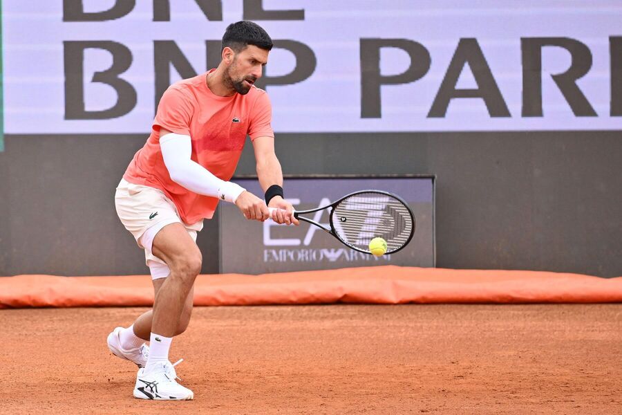 Novak Djokovic na&nbsp;ATP v&nbsp;Ríme 2026