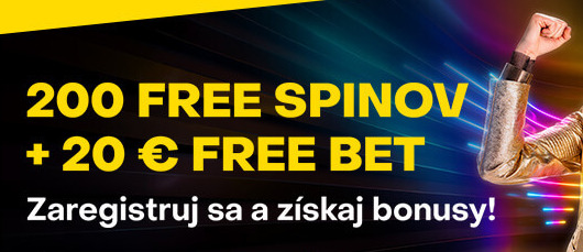 Voľné stávky v hodnote 20 eur – registrujte sa TU a využite Fortuna bonusy