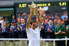 Tenis, Roger Federer, víťaz tenisového grandslamu Wimbledon 2017 - Zdroj ČTK, PA, Gareth Fuller