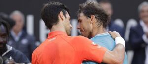 Tenis, Rafael Nadal a Novak Djokovic - Zdroj ČTK, AP, Gregorio Borgia