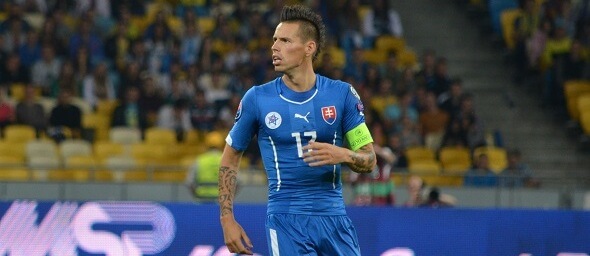 Marek Hamšík v drese slovenskej reprezentácie - Zdroj Vlad1988, Shutterstock.com