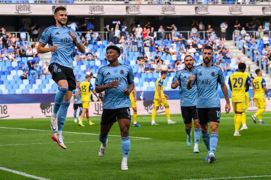 Mykola Kucharevyč, Ibrahim Rabiu, Kyriakos Savvidis, Kenan Bajrič (Slovan Bratislava)