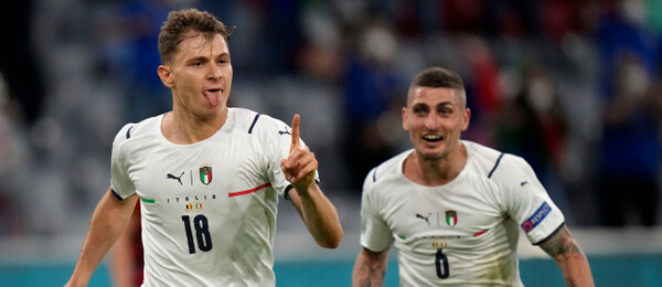 Futbal, Taliansko, Nicolo Barella, Marco Verratti - Zdroj ČTK, AP, Matthias Schrader