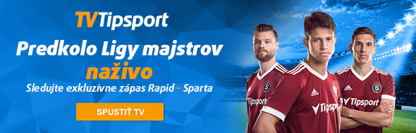 Rapid - Sparta naživo na TV Tipsport