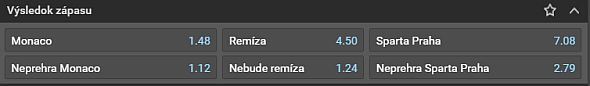 Kliknite TU a vsaďte si zápas Monaco - Sparta s bonusom!