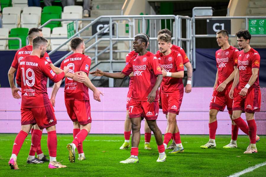 Futbalisti MFK Tatran Liptovský Mikuláš.