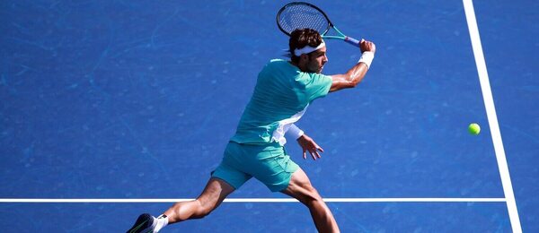 Taliansky tenista Lorenzo Musetti na turnaji ATP Masters 1000 Canada v Toronte v roku 2023