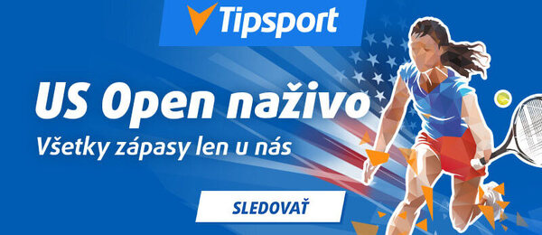 Kliknite sem, sledujte a stavte si na zápasy US Open 2025 v Tipsporte!