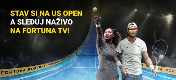 US Open 2022 live - TU na Fortuna TV
