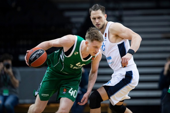 Basketbal Euroliga muži - Žalgiris Kaunas vs Zenit Petrohrad - Zdroj Karolis Kavolelis, Shutterstock