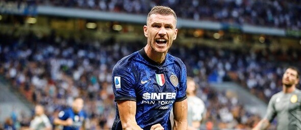 Edin Džeko, Inter Milán, futbal - Zdroj cristiano barni, Shutterstock.com