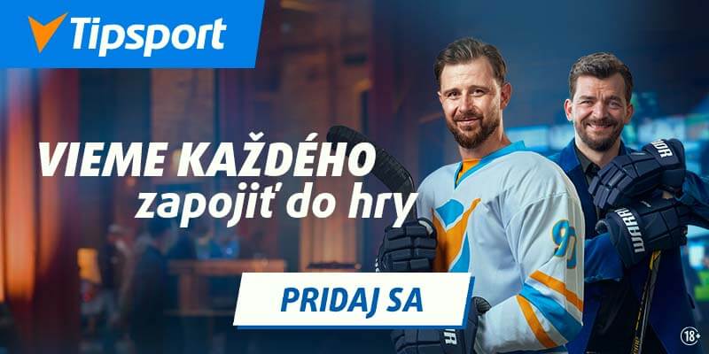Kliknite TU, zaregistrujte sa a využite bonusy od Tipsportu