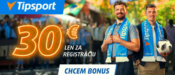 Bonus 30 € v Tipsporte počas MS vo futbale 2026