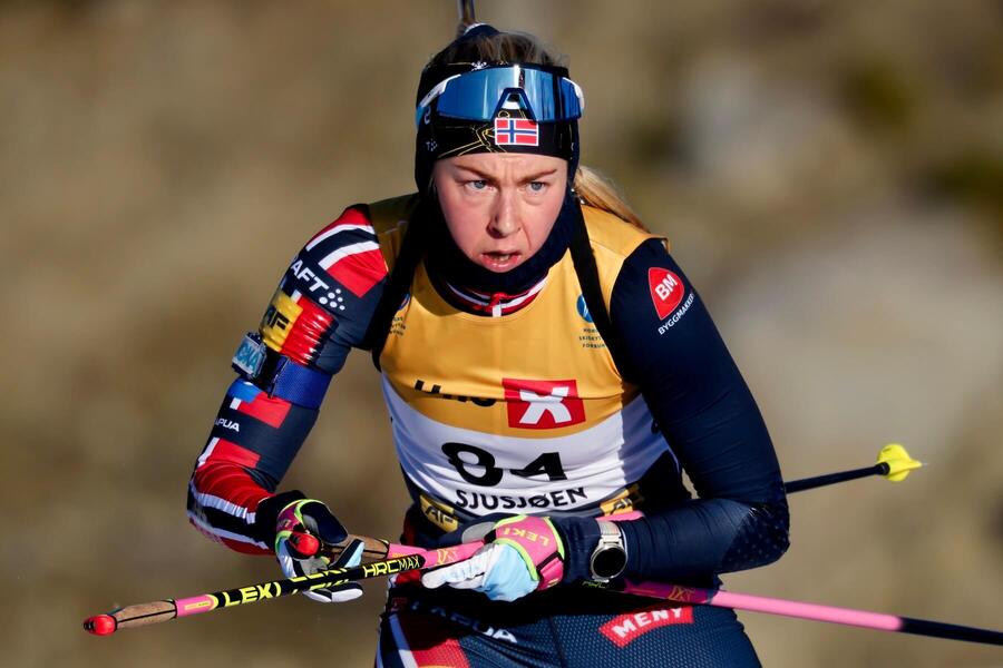 Ingrid Landmark Tandrevold na trati v Sjusjoene