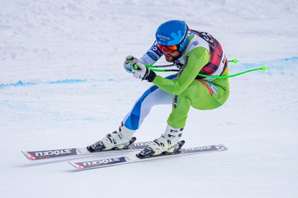 Alpské lyžovanie, Kjetil Jansrud obrovský slalom - Zdroj COLOMBO NICOLA, Shutterstock.com