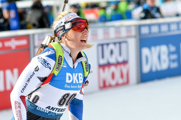 Biatlon - svetový pohár, Lucie Charvátová - Zdroj LiveMedia, Shutterstock.com
