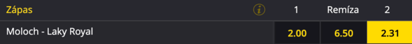 Tipujeme víťazstvo Laky Royala.