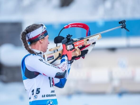 Biatlon, Svetový pohár, Jessica Jislová - Zdroj ČTK, PR, Petr Slavík, Český biatlon