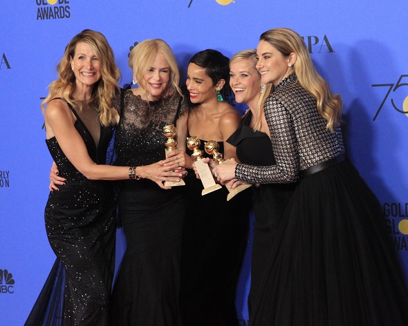 Zlatý glóbus - Laura Dern, Nicole Kidman, Zoe Kravitz, Reese Witherspoon, Shailene Woodley - Zdroj Kathy Hutchins, Shutterstock.com