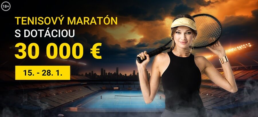 Registrujte sa TU a zahrajte si Tenisový maratón počas Australian Open 2024!