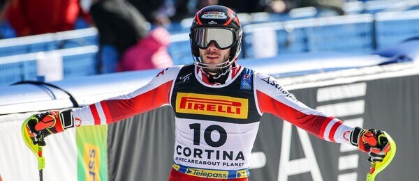 Henrik Kristoffersen (Nórsko), alpské lyžovanie, Cortina, Taliansko (2021) - Zdroj Profimedia