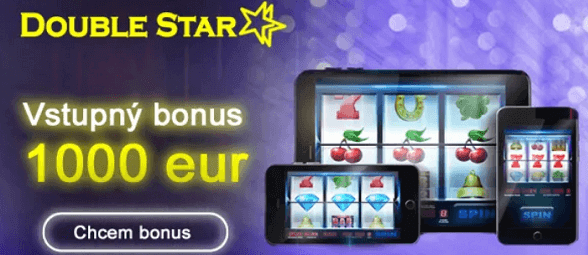 DoubleStar kasíno ponúka vstupný bonus až 1000 eur