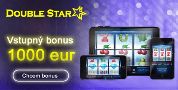 DoubleStar kasíno ponúka vstupný bonus až 1000 eur